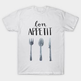 Bon Appetit - Black T-Shirt